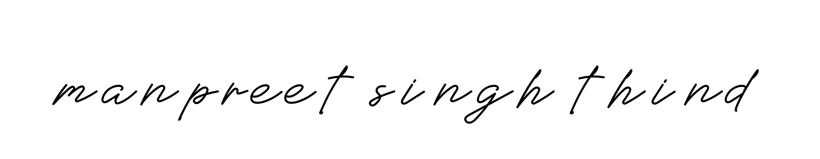 Handwritten Signature for Manpreet-singh-thind - Style 152 Online