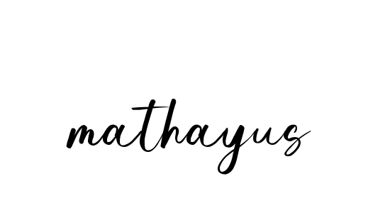 Mathayus signature