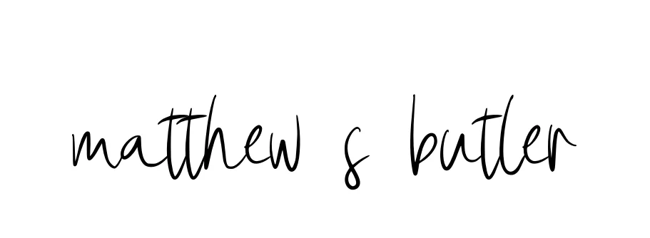Handwritten Signature for Matthew-s-butler - Style 146 Online