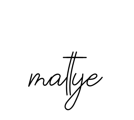 Handwritten Signature for Mattye - Style 145 Online