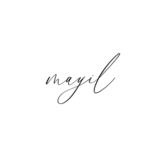 Handwritten Signature for Mayil- - Style 134 Online