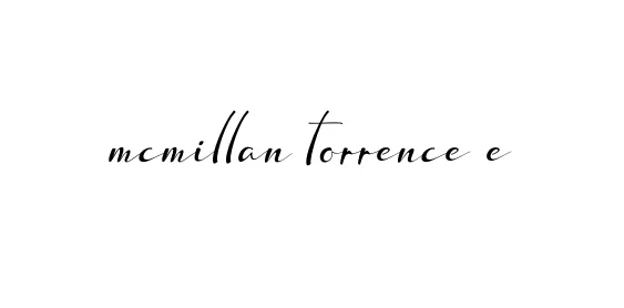 Handwritten Signature for Mcmillan-torrence-e - Style 132 Online