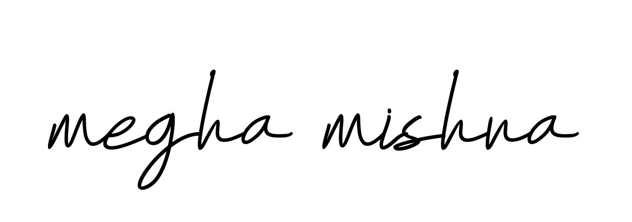 Handwritten Signature for Megha-mishra- - Style 155 Online