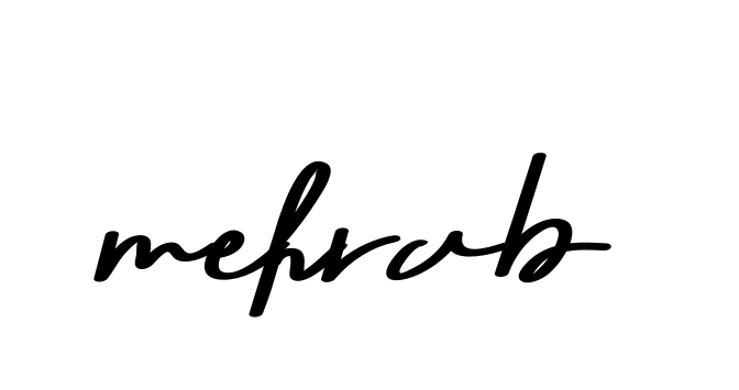 Handwritten Signature for Mehrab - Style 135 Online