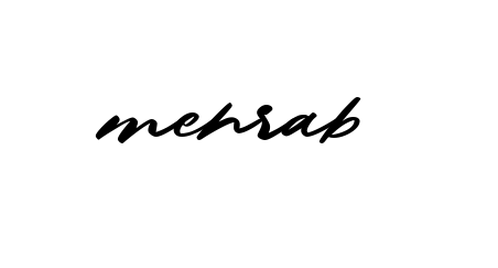 Handwritten Signature for Mehrab - Style 140 Online