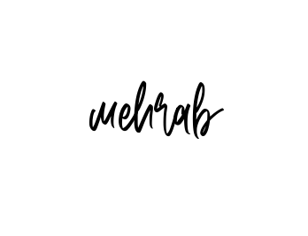 Handwritten Signature for Mehrab - Style 143 Online