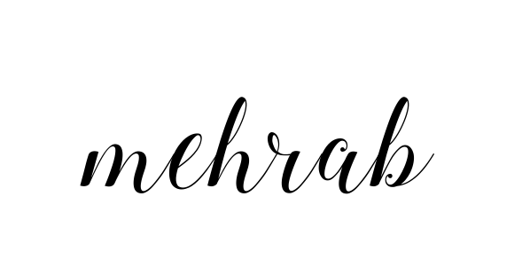 Handwritten Signature for Mehrab - Style 144 Online