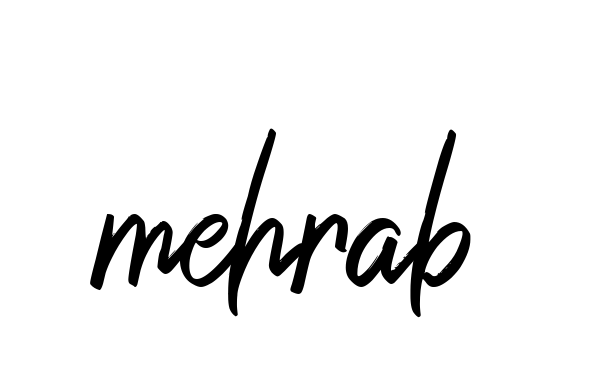 Handwritten Signature for Mehrab - Style 149 Online