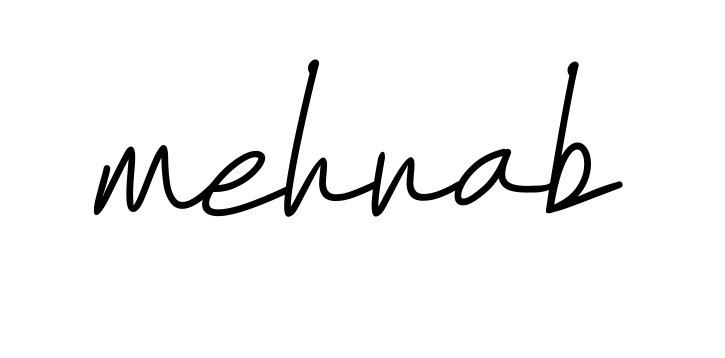 Handwritten Signature for Mehrab - Style 155 Online