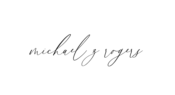 Handwritten Signature for Michael-z-rogers - Style 134 Online