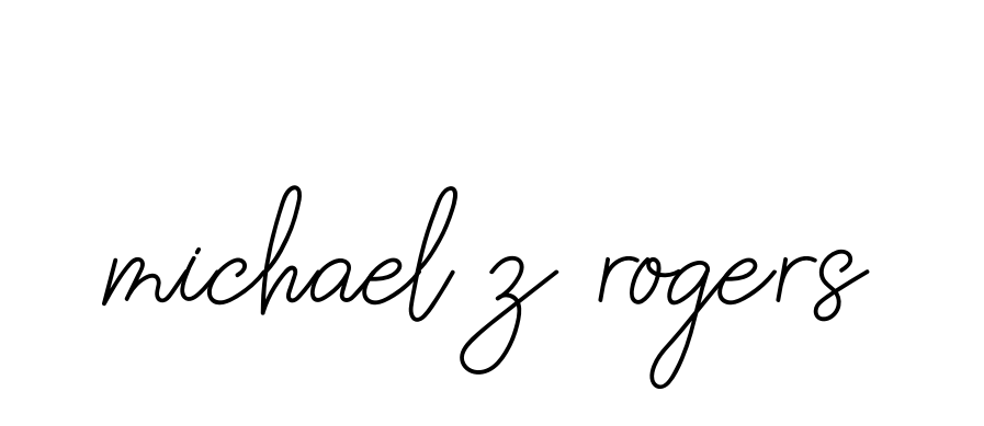 Handwritten Signature for Michael-z-rogers - Style 145 Online