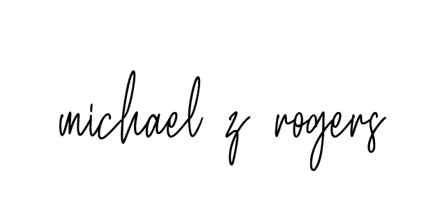 Handwritten Signature for Michael-z-rogers - Style 154 Online