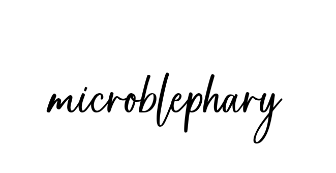 Handwritten Signature for Microblephary - Style 142 Online