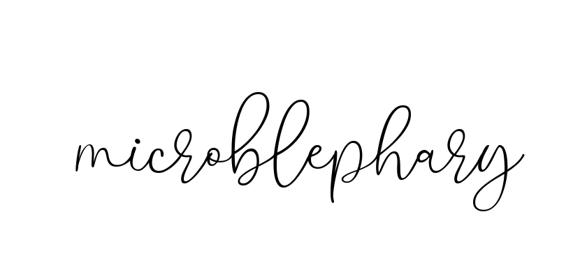 Handwritten Signature for Microblephary - Style 147 Online