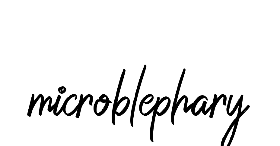 Handwritten Signature for Microblephary - Style 149 Online