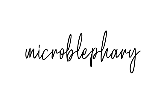 Handwritten Signature for Microblephary - Style 154 Online