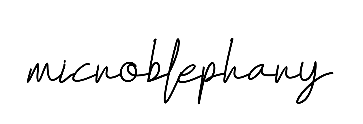 Handwritten Signature for Microblephary - Style 155 Online