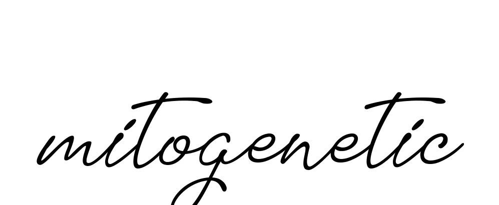 Handwritten Signature for Mitogenetic - Style 151 Online