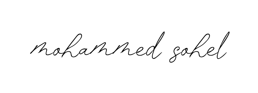 Mohammed-sohel signature
