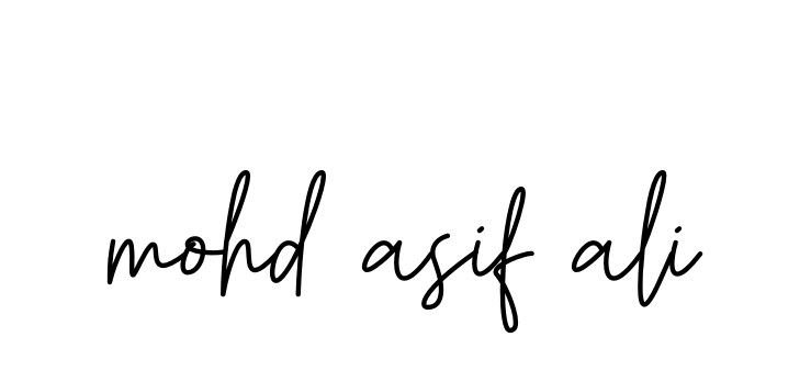 Mohd-asif-ali signature