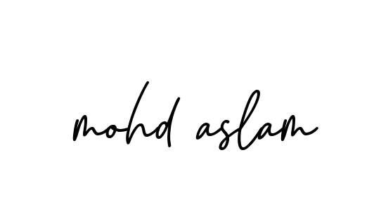 Mohd-aslam signature