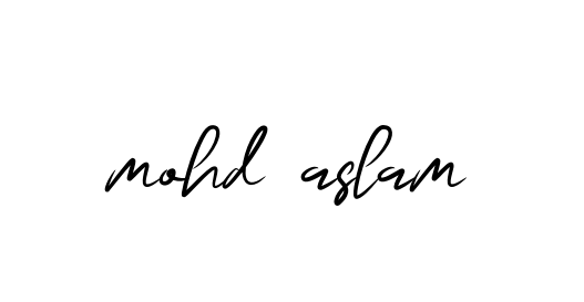 Mohd-aslam signature