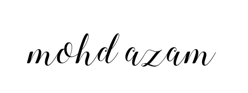 Mohd-azam signature