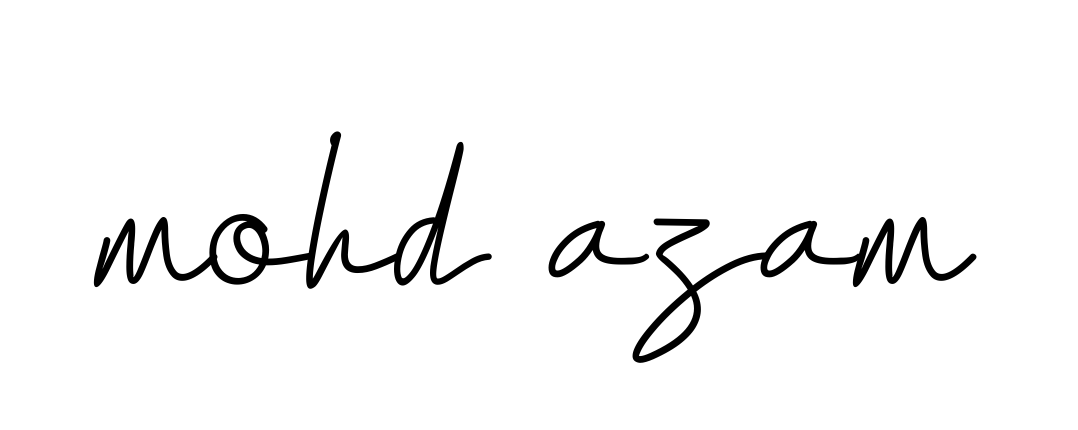 Mohd-azam signature