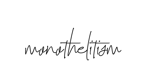 Monothelitism signature