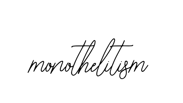Monothelitism signature