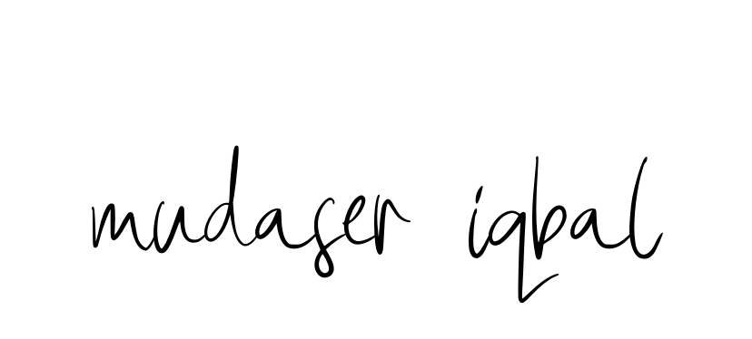 Handwritten Signature for Mudaser-iqbal - Style 146 Online