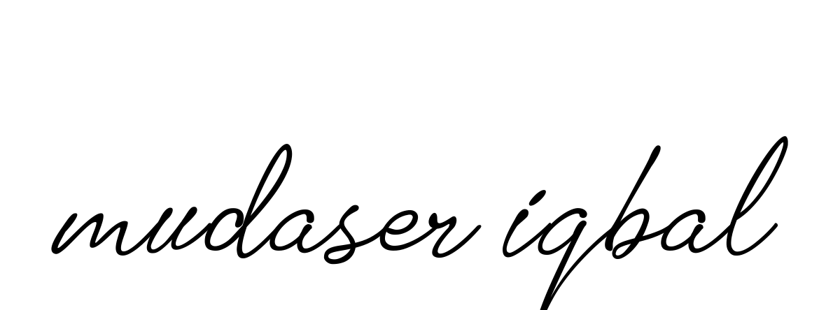 Handwritten Signature for Mudaser-iqbal - Style 151 Online