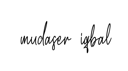 Handwritten Signature for Mudaser-iqbal - Style 154 Online