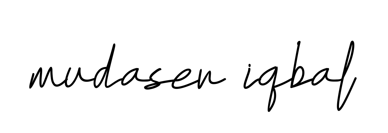 Handwritten Signature for Mudaser-iqbal - Style 155 Online