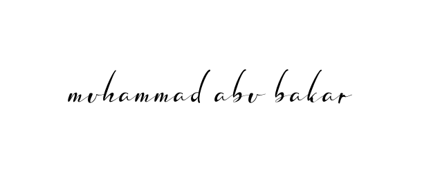 Handwritten Signature for Muhammad-abu-bakar - Style 132 Online