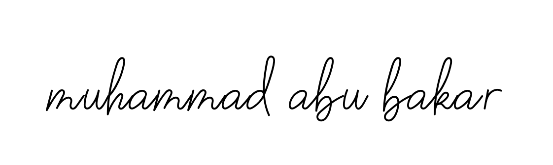 Handwritten Signature for Muhammad-abu-bakar - Style 145 Online