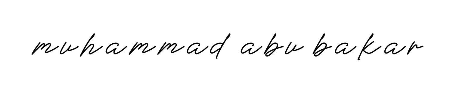 Handwritten Signature for Muhammad-abu-bakar - Style 152 Online