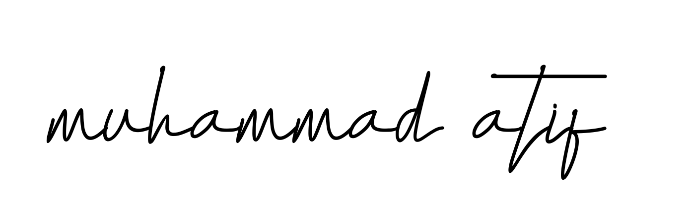 Handwritten Signature for Muhammad-atif- - Style 155 Online