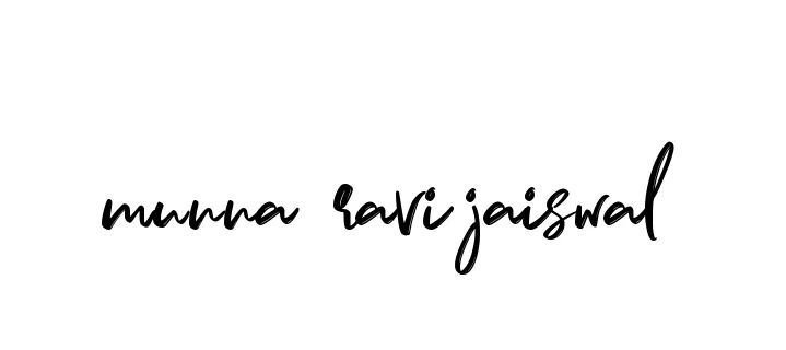 Handwritten Signature for Munna--ravi-jaiswal - Style 141 Online