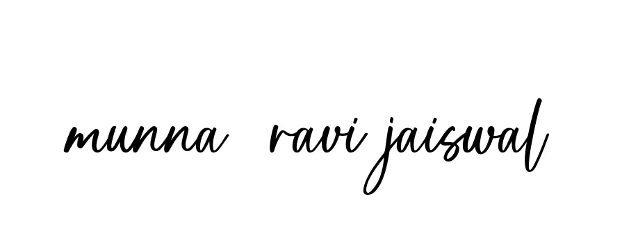 Handwritten Signature for Munna--ravi-jaiswal - Style 142 Online