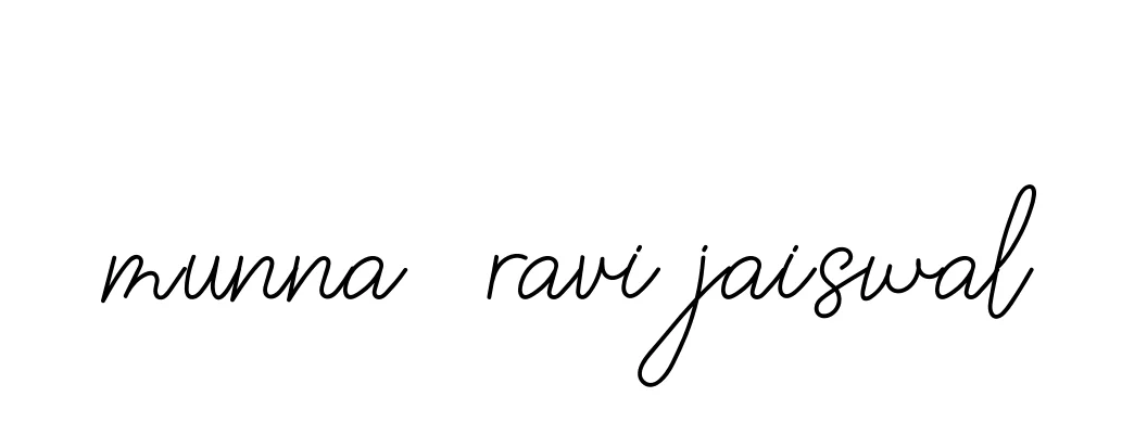 Handwritten Signature for Munna--ravi-jaiswal - Style 145 Online