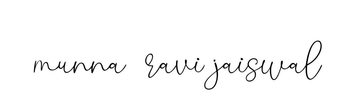 Handwritten Signature for Munna--ravi-jaiswal - Style 147 Online