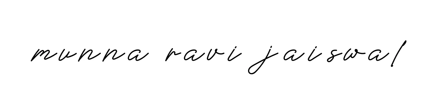 Handwritten Signature for Munna--ravi-jaiswal - Style 152 Online