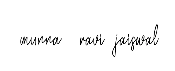 Handwritten Signature for Munna--ravi-jaiswal - Style 154 Online