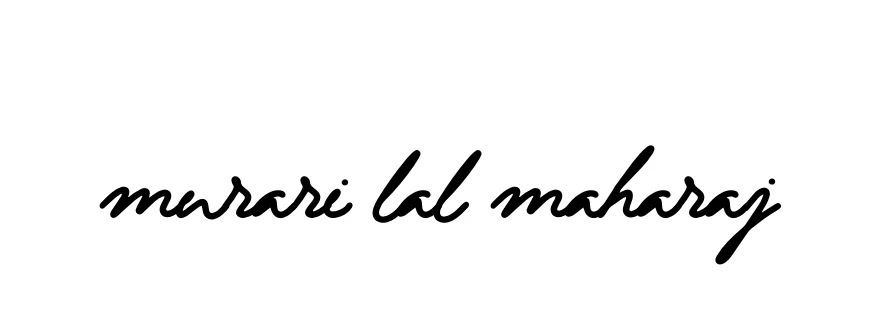 Handwritten Signature for Murari-lal-maharaj - Style 138 Online