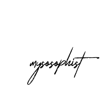Handwritten Signature for Mysosophist - Style 133 Online