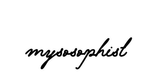 Handwritten Signature for Mysosophist - Style 137 Online