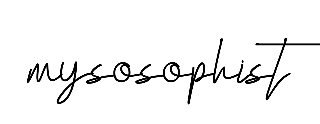 Handwritten Signature for Mysosophist - Style 155 Online