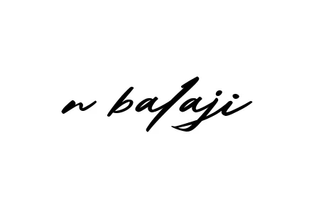 Handwritten Signature for N-balaji - Style 140 Online
