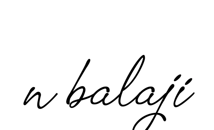 Handwritten Signature for N-balaji - Style 151 Online